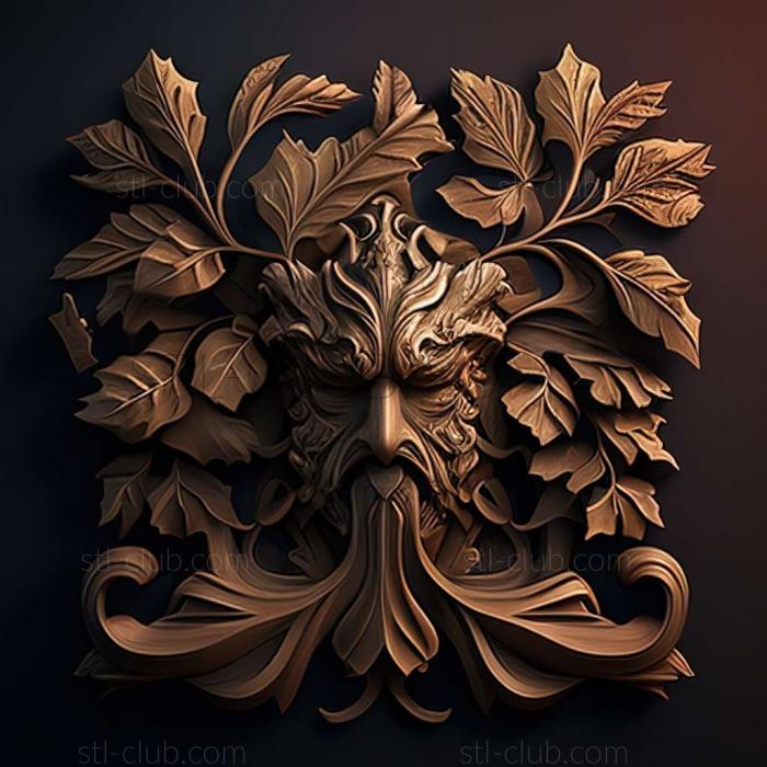 3D model oak (STL)